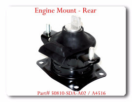 A4516 ENGINE MOUNT REAR For ACURA TSX 2004-2008 HONDA ACCORD 2003-2007 L4 2.4L 