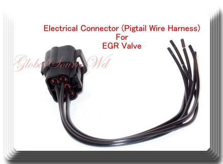 Electrical Connector (Pigtail Wire Harness For EGR Valve Fits: Chevrolet & GMC