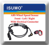 1x ABS Wheel Speed Sensor W/Connector Front Left or Right Fits Ram 2500 3500 RWD