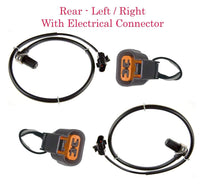 2 x ABS Wheel Speed Sensor & Connector Rear L/R Fits: Mitsubishi Montero 01-06