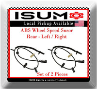 2 x  ABS Wheel Speed Sensor  Rear Left & Ri Fits Buick Chevrolet GMC Saturn