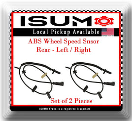 2 x  ABS Wheel Speed Sensor  Rear Left & Ri Fits Buick Chevrolet GMC Saturn