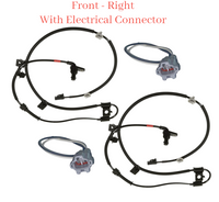 2X ABS Wheel Speed Sensor & Connector Front Left/Right Fits Santa Fe Kia Sorento