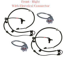 2X ABS Wheel Speed Sensor & Connector Front Left/Right Fits Santa Fe Kia Sorento