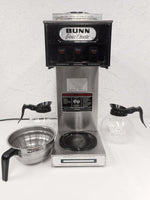 12 Cup BUNN Coffee Maker  Brewer Machine 2 Warmer Commerical 2 Decanters
