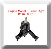 (2 Pcs) Engine Mount Front & Front Right - Fits:Highlander 2001-2007  L4 2.4L