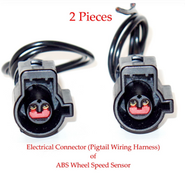 2 Connector of ABS Wheel Speed Sensor ALS197 Front L/R Fits: Series F 4WD