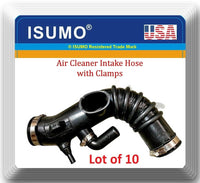 Wholesales lot of 10 Engine Air Intake Hose W/Clamps