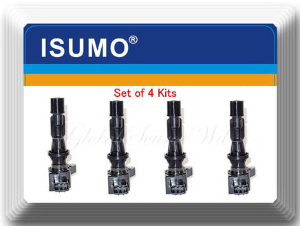 4 Kits Ignition Coil With Electrical Connector Fits:Mazda 3 6 CX-7 MX-5 MIATA 