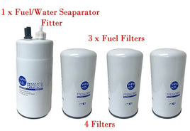 3x Fuel & 1x Fuel/Water Separator Filters Fits FF63041NN/FS20121 Fits  L9, B6.7