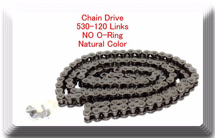 (No-Ring) Drive Chain Natural Color 530 x120 Link For Suzuki GSXR 1000 GSX-R750 