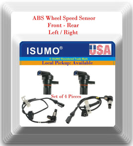 4 x ABS Wheel Speed Sensor Front-Rear L/R Fits Ford Blackwood Navigator 98-02