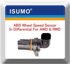 ABS Wheel Speed Sensor In Differential 4WD RWD Fits:Serie F Lobo Lincoln Mark LT