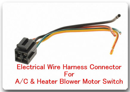 4 Wire Pigtail Electrical  harness connector for A/C & Heater Blower Motor 