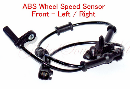 2 ABS Wheel Speed Sensor Front Left & Right W/Connector fit Chrysler Dodge 11-14