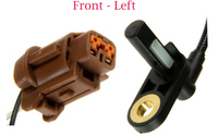 2 ABS Wheel Speed Sensor & Connectors Front L/R Fits Altima 2002-2006 2.5L 3.5L