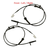 4x ABS Wheel Speed Sensor & Connectors Front-Rear L/R Fits Altima Maxima