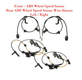 4x ABS Wheel Speed Sensor Front Wire harness  Rear L/R Fits  Prius C  2012-2018