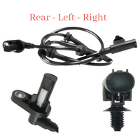 2 x  ABS Wheel Speed Sensor W/Connector Rear- L/R LR3 LR4 Range Rover Sport