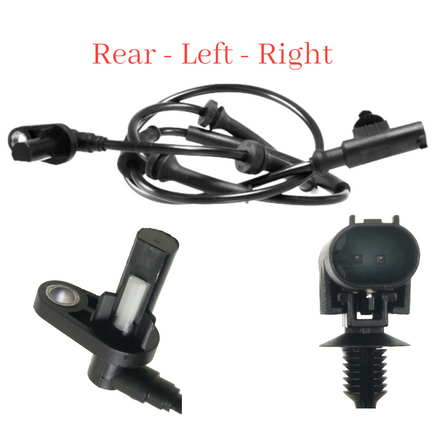 2 x  ABS Wheel Speed Sensor W/Connector Rear- L/R LR3 LR4 Range Rover Sport