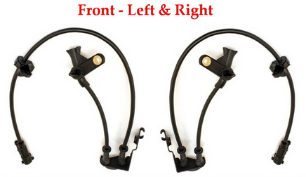 2 ABS Wheel Speed Sensor Front Left & Right Fits: Town & Country Grand Caravan