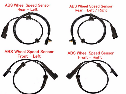 4 Kits ABS Wheel Speed Sensor Front-Right Left & Right For Focus 00-07 2.0L 2.3L