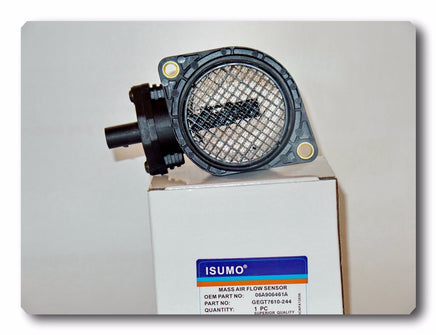  Mass Air Flow Sensor W/Connector Fit: VW Beetle Golf Jetta 1.8L 2.0L 1998-2002