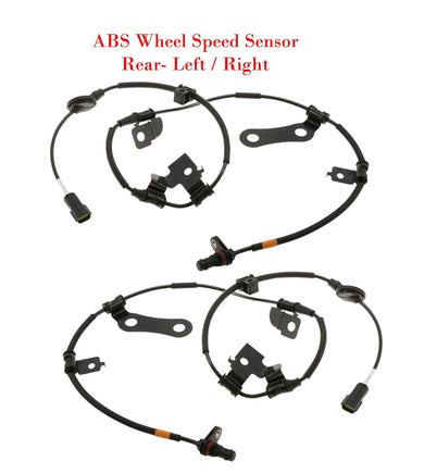 2 x ABS Wheel Speed Sensor & Connector Rear L/R Fits Hyundai Tucson 2016-2021