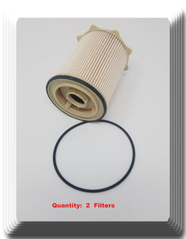 Lot of 2 Cartridge Fuel/Water Separator Filter 33255 Fits: Ram 2500 3500 L6 6.7L