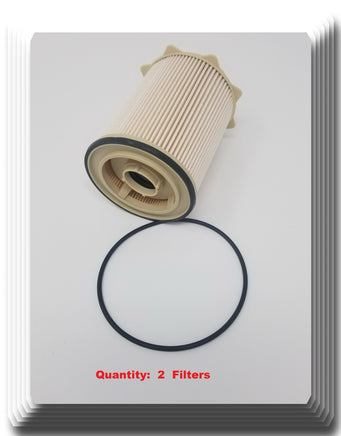 Lot of 2 Cartridge Fuel/Water Separator Filter 33255 Fits: Ram 2500 3500 L6 6.7L