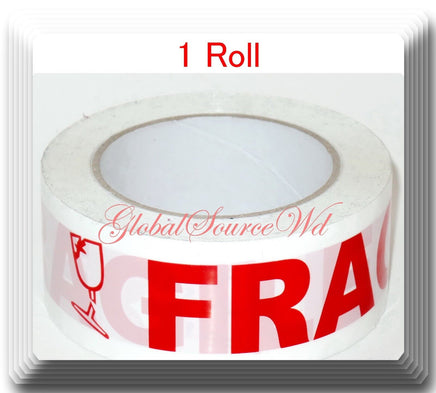 1 Roll 2" x 110 yds Fragile Seal Packing Tape IF SEAL IS BROKEN 