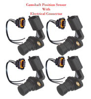 4 x Camshaft Position Sensor & Connector  Fits Cadillac SRX STS XLR 2004-2007
