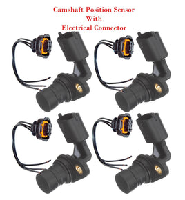 4 x Camshaft Position Sensor & Connector  Fits Cadillac SRX STS XLR 2004-2007