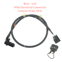 ABS Speed Sensor & Connector Rear Left Fits Mitsubishi Outlander 2003-2006 AWD