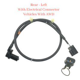 ABS Speed Sensor & Connector Rear Left Fits Mitsubishi Outlander 2003-2006 AWD