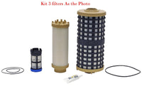 6 x 3 Kits Fuel Filter Fits Freightliner Motor Coach Sterling Terex Western Star