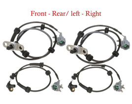 Set of 4 ABS Wheel Speed Sensor Front -Rear L/R Fits: Nissan Frontier 2011 AT