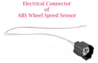 ABS Wheel Speed Sensor W/Connector Front Right Fits Chevrolet GMC Isuzu