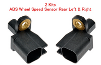 2 ABS Wheel Speed Sensor Rear Left & Right Fits:Mazda 3  04-14  Mazda 5  6-14
