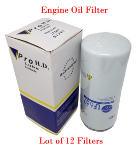 12 x Engine Oil Filter LF667 Compatible Mack Trucks Buses 485GB3232, 485GB3236