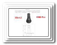 LOT 1000 TR412 Tire Valve Stems Snap-In Rim Hole Dia.Inch 0.453 Length 7/8"=22MM