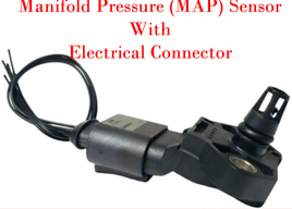 Turbocharger Boost Sensor, MAP Sensor W/Connector Fits Audi Volkswagen 1998-2025