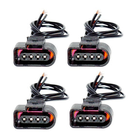 4x Ignition Coil Connector Fits Audi Volkswagen 2008-2013 4Cyl 1.4L 1.6L 1.8L