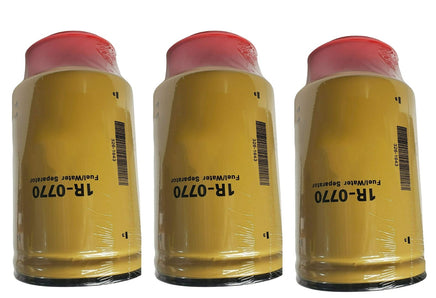 FOR CAT Pump Base Fuel Water Separator Assembly Priming Plus 3 Filters