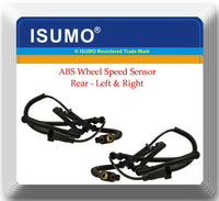 2 ABS Wheel Speed Sensor Rear L&R ALS2008 Fits:Town & Country Grand Caravan 