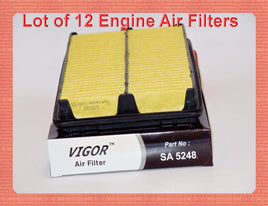 CASE OF 12 ENGINE AIR FILTER A25248 CA8133 Fits HONDA ACCORD 1998-2002 4Cyl 2.3L