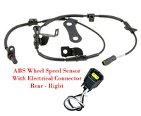 ABS Wheel Speed Sensor  & Connector Rear Right Fits Hyundai Tucson 2016-2021