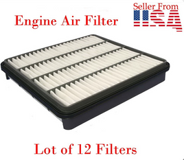 Lot 12 x Rigid Panel Air Filter Fits:LX570 Land Cruiser Sequoia Tundra 2008-2021
