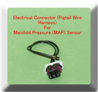 MAP Sensor W/connector Fits Chevrolet Aveo Pontian Vave Suzuki Forenza Reno