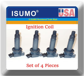 Set of 4 Ignition Coil Fits:OEM# 90919-02239 Chevrolet Pontiac Toyota 99-08 1.8L